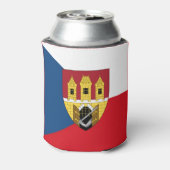 Wapen van Praag, Tsjechië Blikjeskoeler (Blikje Achterkant)