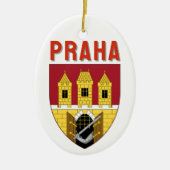 Wapen van Praag, Tsjechië Keramisch Ornament (Voorkant)