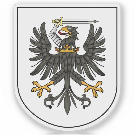 Wapen van Pruisen Sticker (Voorkant)
