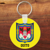Wapen van Quito, Ecuador Sleutelhanger (Voorkant)