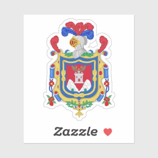 Wapen van Quito, Ecuador Sticker (Vel)