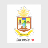 Wapen van Rabat, Marokko Sticker (Vel)