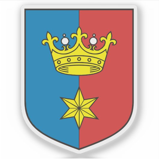 Wapen van Rakvere, Estland Sticker (Voorkant)
