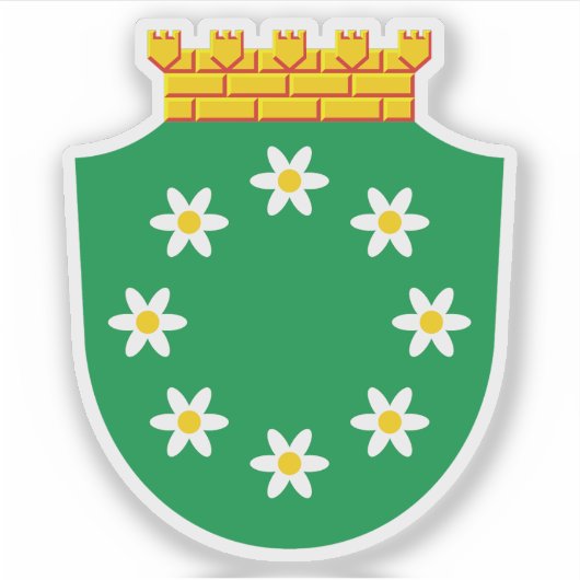 Wapen van Raseborg (Raasepori), Finland Sticker (Voorkant)