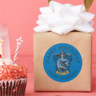 Wapen van Ravenclaw   Gefeliciteerd Ronde Sticker