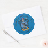 Wapen van Ravenclaw PRETTIGE FEESTDAGEN | Ronde Sticker (Envelop)