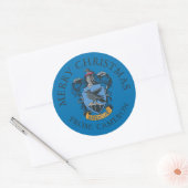 Wapen van Ravenclaw | Vrolijk kerstfeest Ronde Sticker (Envelop)