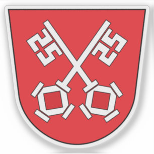 Wapen van Regensburg, Duitsland Sticker