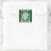 Wapen van Rennes, Frankrijk Vierkante Sticker (Tas)