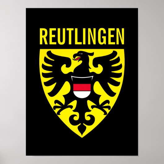 Wapen van Reutlingen - Duitsland Poster (Voorkant)