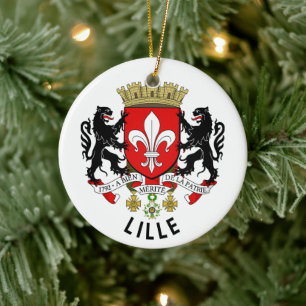 Wapen van Rijsel, Frankrijk Keramisch Ornament