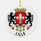 Wapen van Rijsel, Frankrijk Keramisch Ornament (Achterkant)