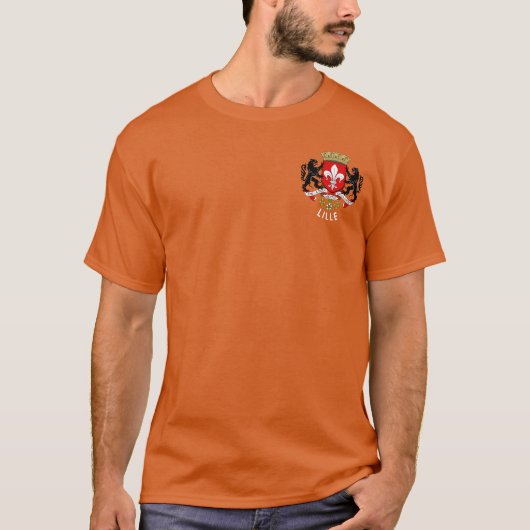 Wapen van Rijsel, Frankrijk T-shirt (Voorkant)