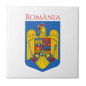 Wapen van Roemenië Tegeltje (Voorkant)