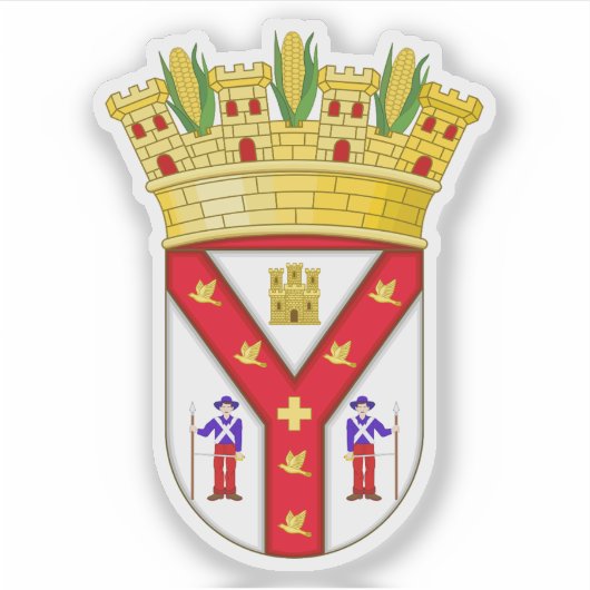 Wapen van Rojas partido, Argentinië Sticker (Voorkant)