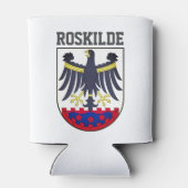 Wapen van Roskilde, Denemarken Shotglas Blikjeskoeler (Achterkant)