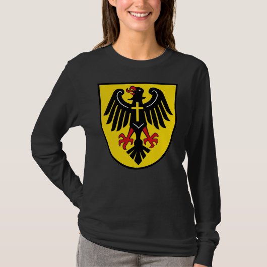 Wapen van Rottweil Baden-Württemberg T-shirt (Voorkant)