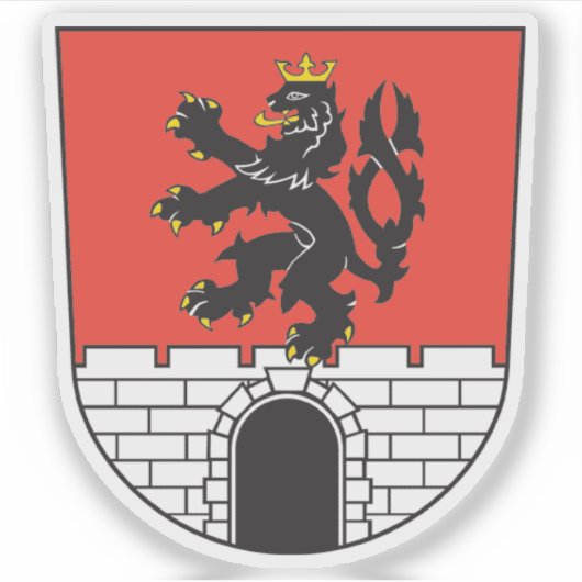 Wapen van Rožnov pod Radhoštěm, Tsjechië Sticker (Voorkant)