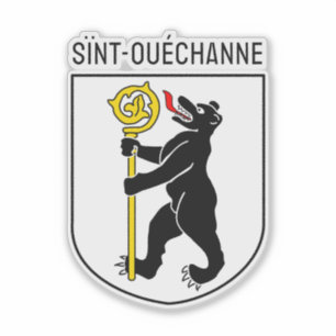 Wapen van Saint-Ursanne, Zwitserland Sticker
