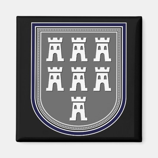 Wapen van Saksen Magneet (Voorkant)