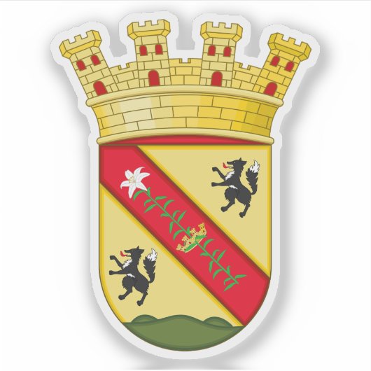Wapen van Salliqueló partido, Argentinië Sticker (Voorkant)