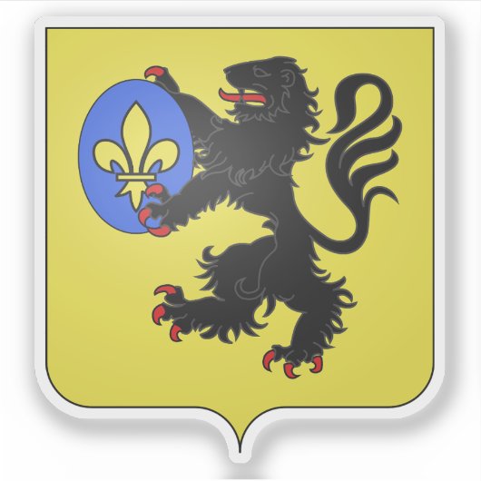 Wapen van Salon de Provence, Bouches-du-Rhône Sticker (Voorkant)