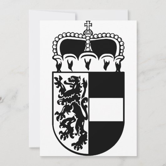 Wapen van Salzburg Kaart (Voorkant)