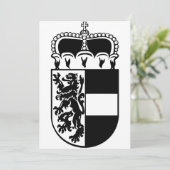 Wapen van Salzburg Kaart (Staand voorkant)