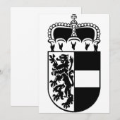 Wapen van Salzburg Kaart (Voorkant / Achterkant)