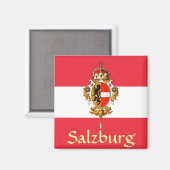 wapen van salzburg magneet (Voorkant / Achterkant)