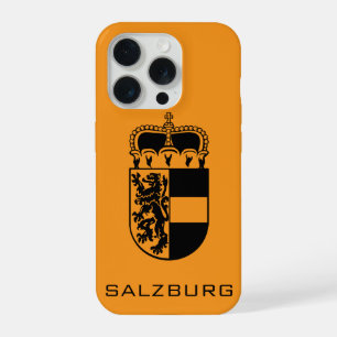 Wapen van Salzburg Monochroom Fijne Kunst iPhone 15 Pro Case