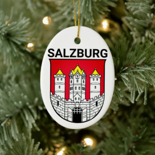wapen van Salzburg - OOSTENRIJK Keramisch Ornament