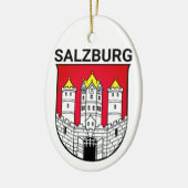 wapen van Salzburg - OOSTENRIJK Keramisch Ornament (Links)