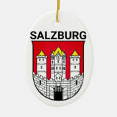 wapen van Salzburg - OOSTENRIJK Keramisch Ornament (Voorkant)