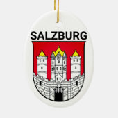 wapen van Salzburg - OOSTENRIJK Keramisch Ornament (Achterkant)