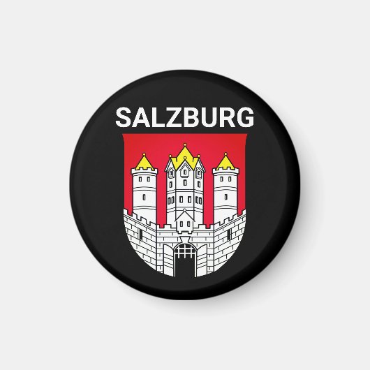 wapen van Salzburg - OOSTENRIJK Magneet (Voorkant)
