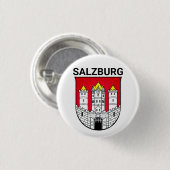 wapen van Salzburg - OOSTENRIJK Ronde Button 3,2 Cm (Voorkant /achterkant)