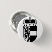 Wapen van Salzburg Ronde Button 3,2 Cm (Voorkant /achterkant)