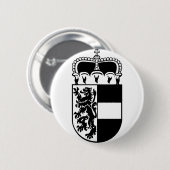 Wapen van Salzburg Ronde Button 5,7 Cm (Voorkant /achterkant)