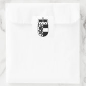 Wapen van Salzburg Vierkante Sticker (Tas)