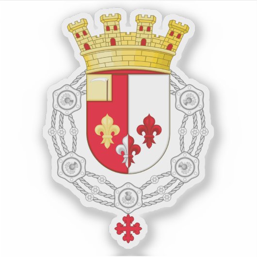 Wapen van San Antonio de Areco, Argentinië Sticker (Voorkant)