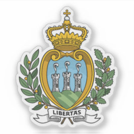 Wapen van San Marino Sticker