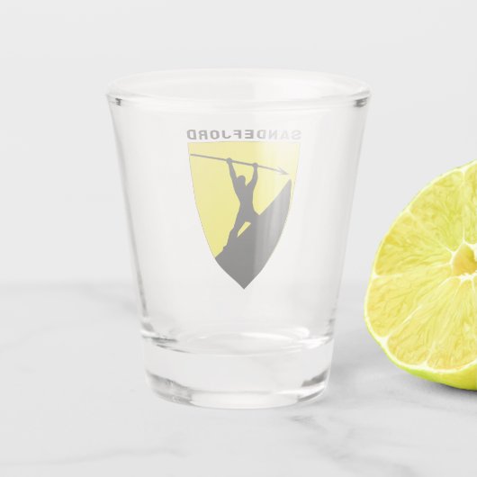Wapen van Sandefjord, Noorwegen Shot Glas (Achterkant)