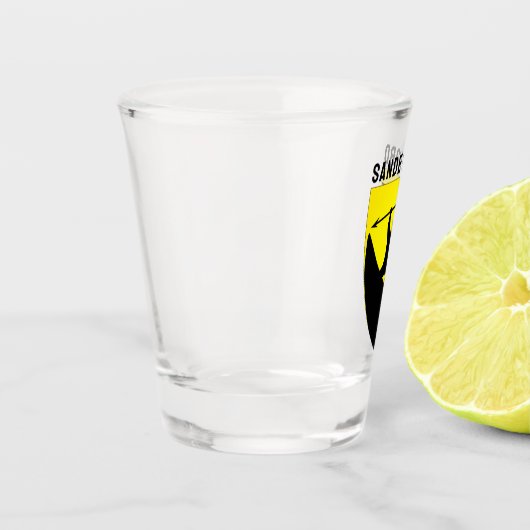 Wapen van Sandefjord, Noorwegen Shot Glas (Links)