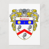 Wapen van Sanders (Mantled) Briefkaart (Voorkant)