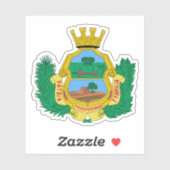 Wapen van Santa Clara, Cuba Sticker (Vel)