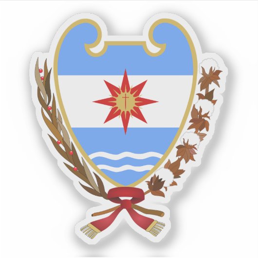 Wapen van Santiago del Estero, Argentinië Sticker (Voorkant)