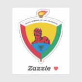 Wapen van Santo Domingo, Ecuador Sticker (Vel)