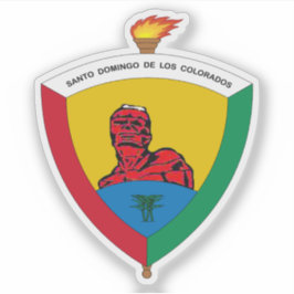 Wapen van Santo Domingo, Ecuador Sticker
