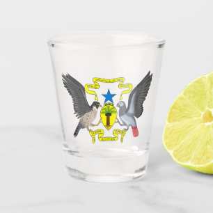 Wapen van Sao Tomé en Principe Shot Glas
